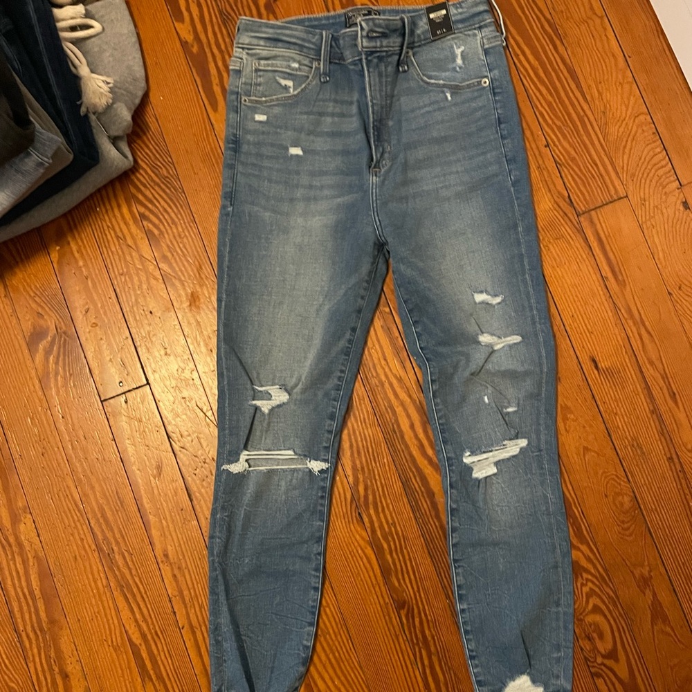 NWT Abercrombie & Fitch Simone High Rise Ankle Skinny Jeans - 27 R